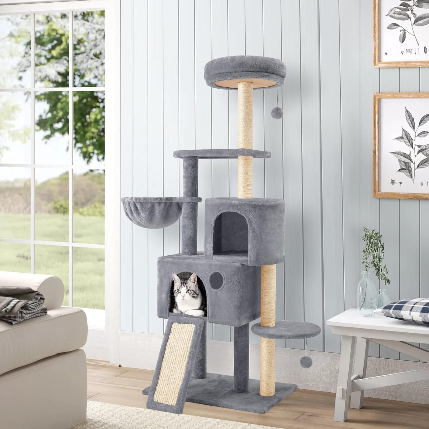 Large Cat Tree Tower Condo for Indoor Cats