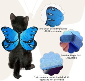 Pet Cat Bat Wings for Halloween Party Decoration