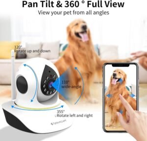 WiFi Interactive Dog & Cat Laser Toy Camera with Night Vision