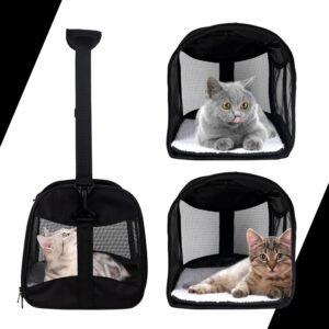 Cat Carrying Case Pet Dog Carrier Soft-Sided Cat Bag Airline Approved