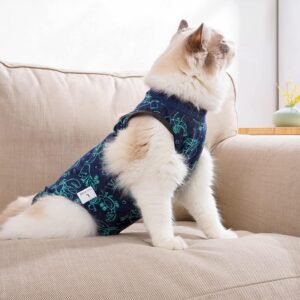 Cat Surgery Recovery Suit Professional for Surgical Abdominal Wound Or Skin Diseases