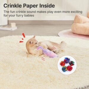 Soft and Durable Crinkle Sound with Catnip Inside
