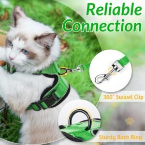 Cat Harness and Leash for Walking, Escape Proof Soft