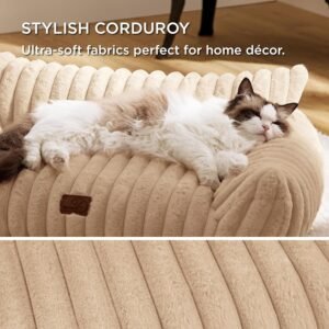 Bedsure Cute Couch for Pets - Fluffy Cat Sofa